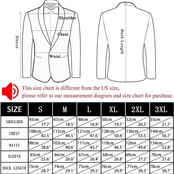 Men's Luxury Floral Blazer - Slim Fit Shawl Lapel Tuxedo Jacket for Parties - Picture 3 of 7